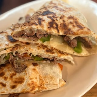 Steak Pepper & Onion Quesadilla